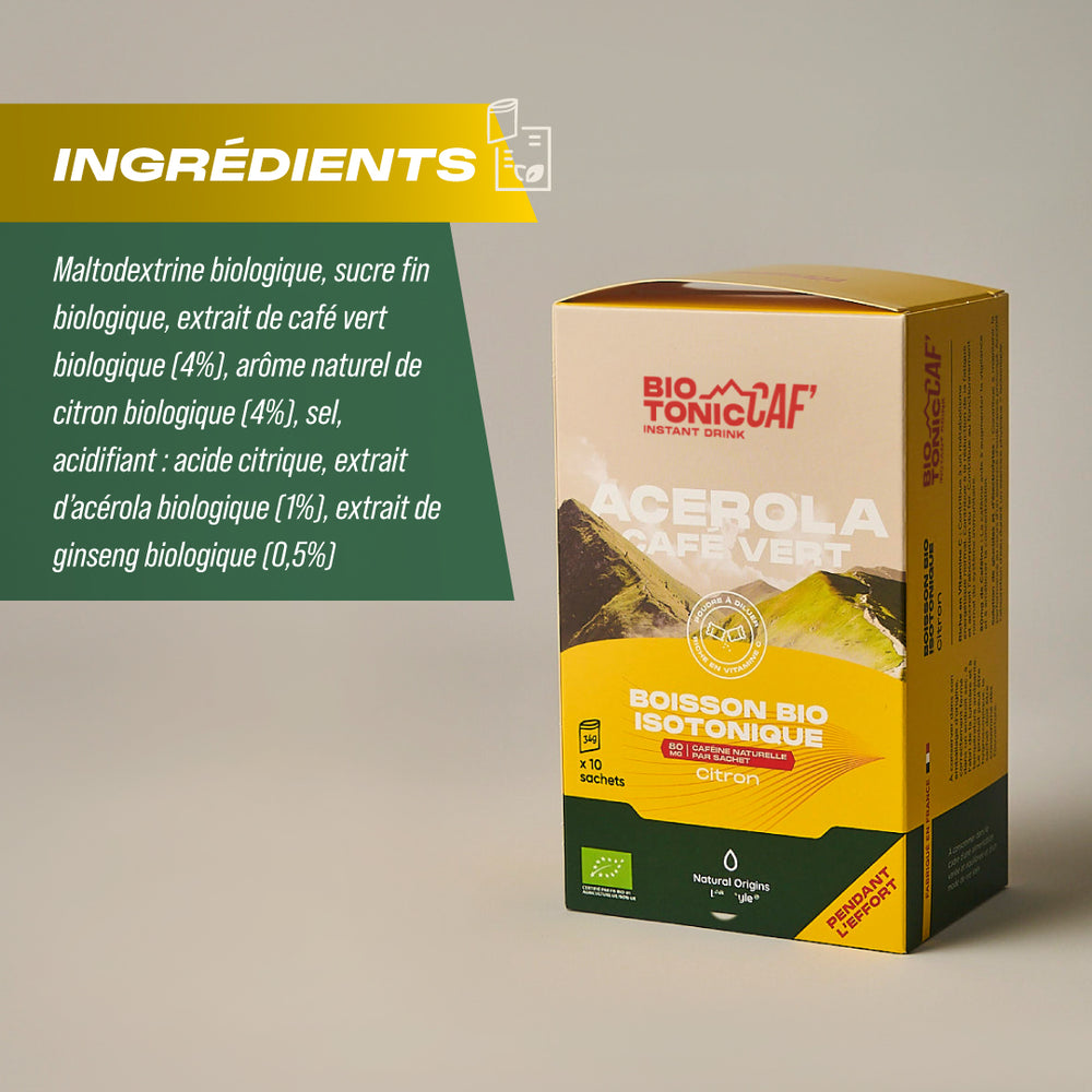 
                  
                    BioTonic Caf citron : Énergie Isotonique bio
                  
                