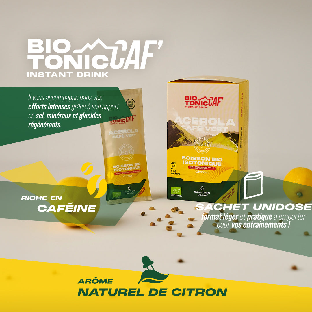 
                  
                    BioTonic Caf citron : Énergie Isotonique bio
                  
                